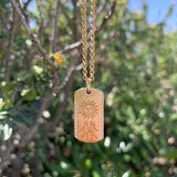 Collier plaque tarot Soleil les Félicités bijoux e protection