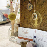 Kit de l'amour avec ses trois pierres, le quartz rose, l'améthyste et l'œil du tigre.