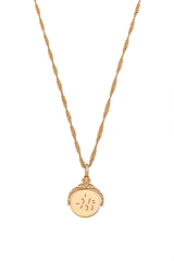 Médaille rotative I love you