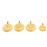 Grandes et petites médailles mandala